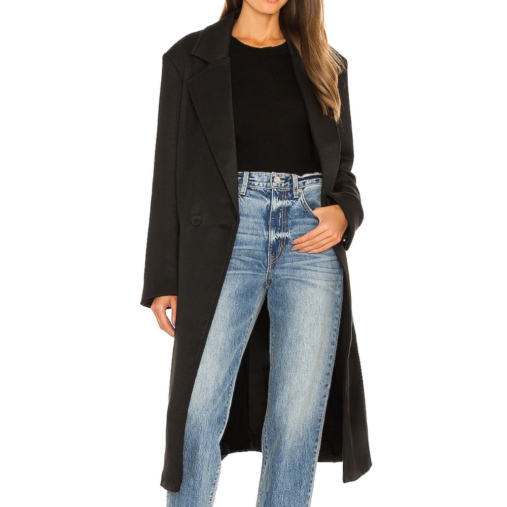 WeWoreWhat Black Long Blazer Coat